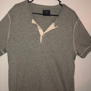 MENS button up v neck